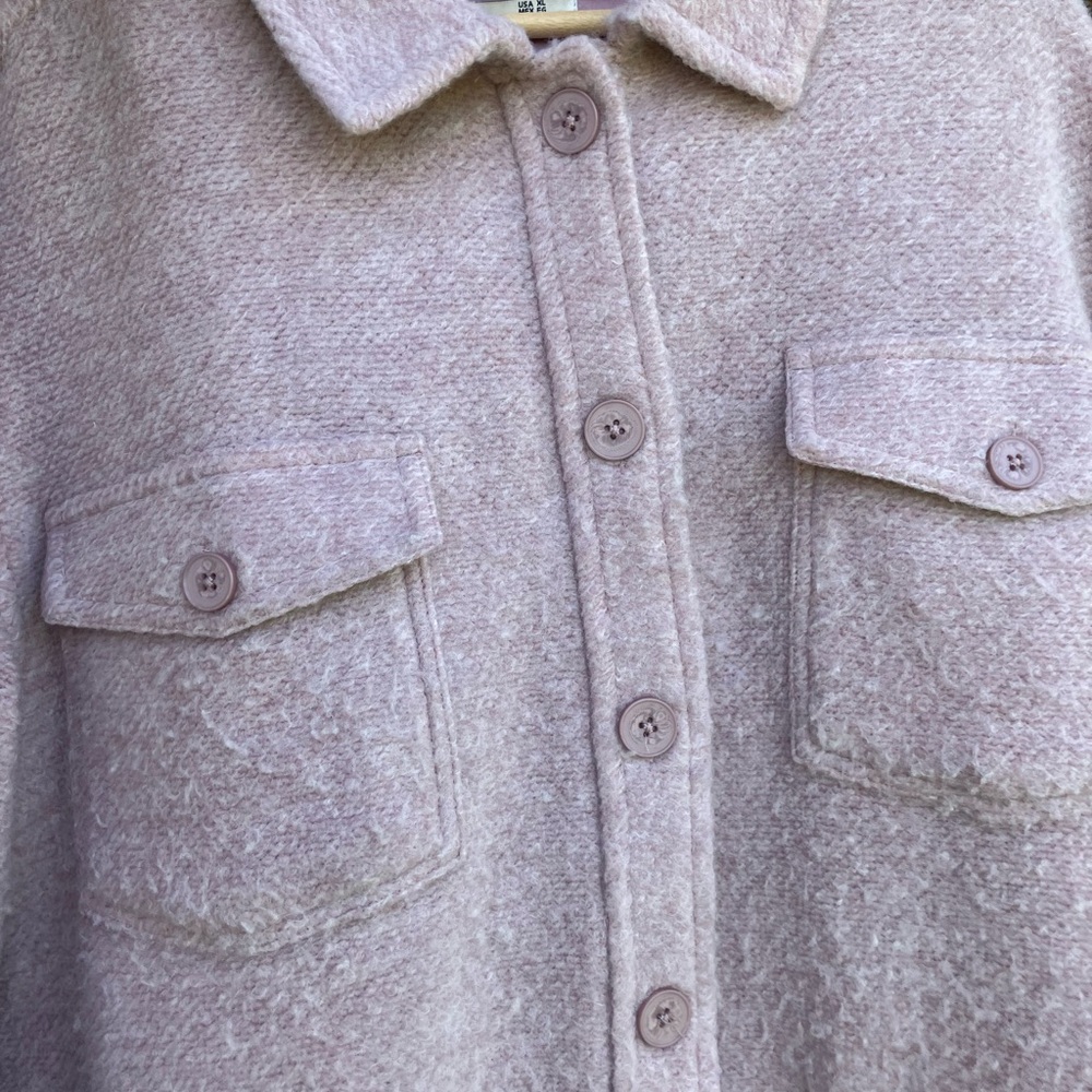 Dex Soft Pink Shacket